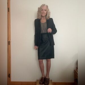 Black Wool J. Crew Blazer